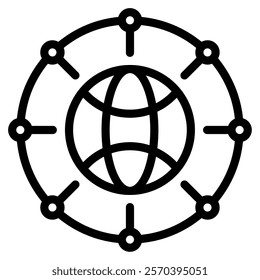Tech Ecosystem Tech and AI Innovation icon illustration