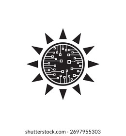 “Innovation, tech energy, modern digital concept line icon.”

