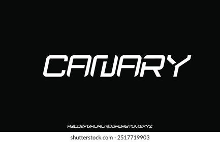 Tech font. Modern abstract digital. Logo creative font, type, technology, movie, digital, music, movie. Fonts and illustration in vector format.