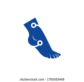 Tech Foot logo vector template, Creative of Foot logo design concepts