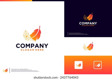 tech fur logo ,security system , certificate , logo design inspiration.