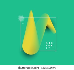 Tech futuristic Abstract 3D Paper Graphics design and background. Use for modern design, cover, poster, template, brochure, decorated, flyer, banner