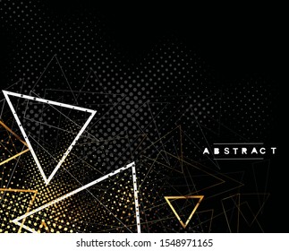 Tech futuristic Abstract 3D Paper Graphics design and background. Use for modern design, cover, poster, template, brochure, decorated, flyer, banner.