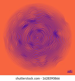 Tech futuristic abstract backgrounds, colorful circle. Eps10 Vector illustration