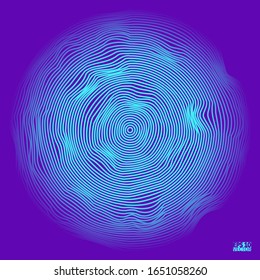 Tech futuristic abstract backgrounds, colorful circle. Eps10 Vector illustration