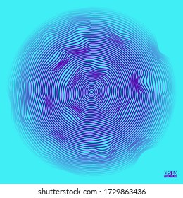 Tech futuristic abstract backgrounds, colorful circle. Eps10 Vector illustration