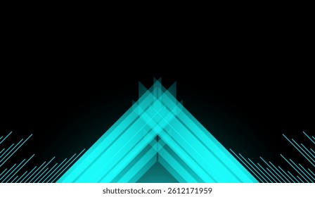 Tech Futuristic Blue Background, eps 10
