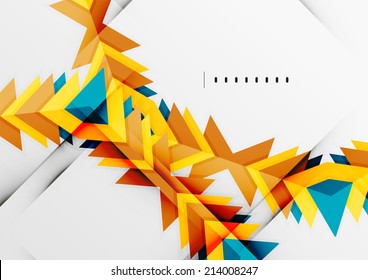 Tech futuristic geometric 3d shapes, minimal abstract background