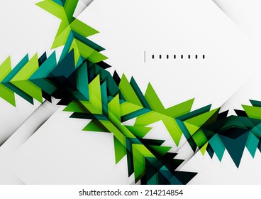 Tech futuristic geometric 3d shapes, minimal abstract background