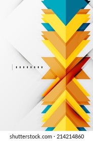 Tech futuristic geometric 3d shapes, minimal abstract background