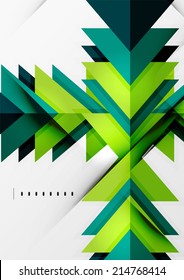 Tech futuristic geometric 3d shapes, minimal abstract background