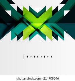 Tech futuristic geometric 3d shapes, minimal abstract background