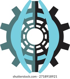 Tech Gear Cyber Eye Diseño de Logo 