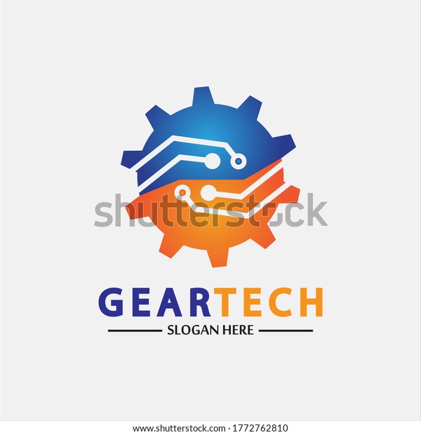 Tech gear logo vector design template. Technology
Logo Template Design Vector, Emblem, Design Concept, Creative
Symbol, Icon