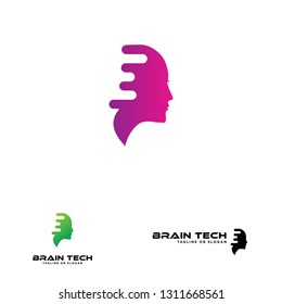 Tech Genius: Artistic AI Logo Concept