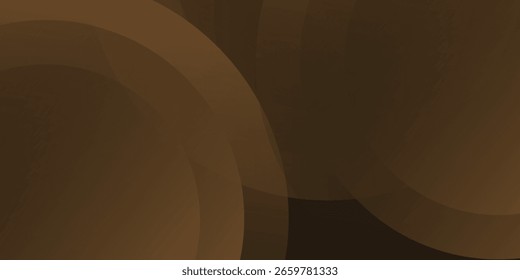 Tech geometric background with abstract golden and black circles. vector illustration eps10