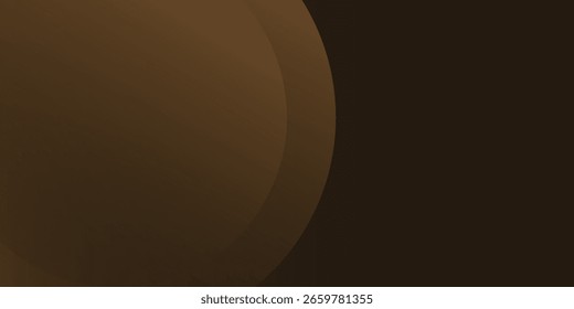 Tech geometric background with abstract golden and black circles. vector illustration eps10