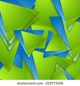 Fundo geométrico técnico. Padrão de triângulos. Design vetorial