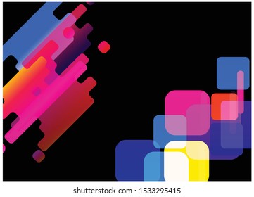 tech geometric corporate background. Abstract vector design