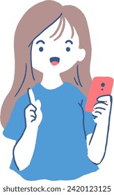 Tech Guidance Talk by a Girl Vector emphasizing her role as a knowledgeable guide in the digital realm.