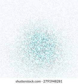 Tech Halftone Circles vector background with balanced copy space for microstock and commercial design projects.