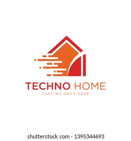 Tech House Logo - Vector logo template