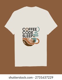 Tech Humor Camiseta para amante del café