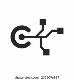 tech  icon useable for your company description social media post design and much more   