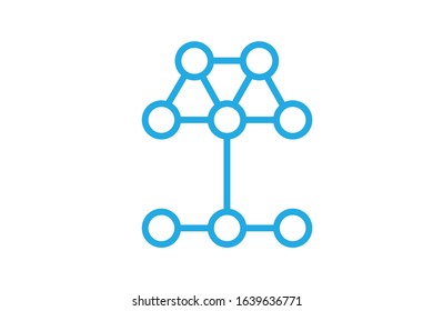 tech icon.connection business networking ,social connection 