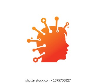 Tech Idea Logo Template, Icon, Symbol