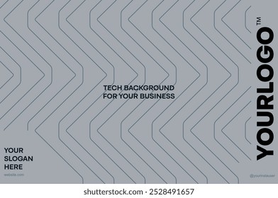 Tech Industrial Diagonal Lines Pattern Background for Inovation Branding Design Template