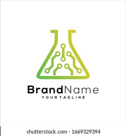 
Tech Lab Logo Template Design Vector, Lab Icon, Lab Symbol