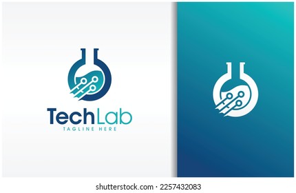 Tech Lab Logo Vector Design