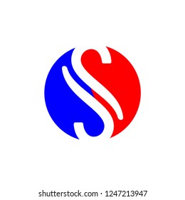 Tech Letter S Logo Template