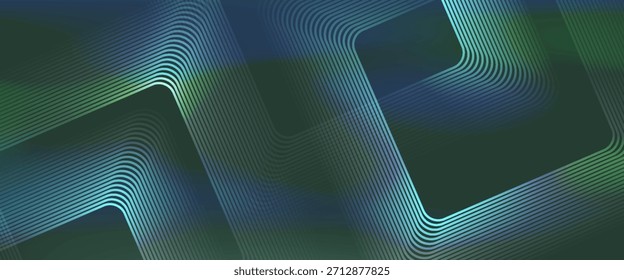 Tech lines, high tech futuristic abstract background template with square shapes.