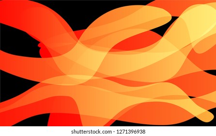 Tech Liquid Background. Bright Neon Trendy Design for Print, Cover, Poster. Gradient Shapes on Black Background.