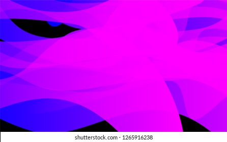 Tech Liquid Background. Colorful Neon Futuristic Design for Wallpaper, Banner, Placard. Gradient Shapes on Black Background.