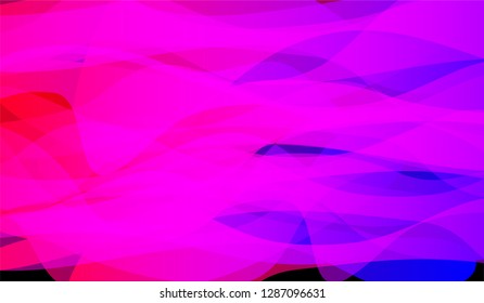 Tech Liquid Background. Colorful Neon Modern Design for Print, Cover, Poster. Gradient Shapes on Black Background.