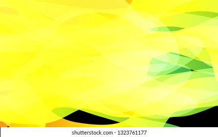 Tech Liquid Background. Colorful Neon Dynamic Design for Card, Cover, Poster. Gradient Shapes on Black Background.