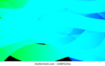 Tech Liquid Background. Colorful Neon Modern Design for Print, Cover, Poster. Gradient Shapes on Black Background.