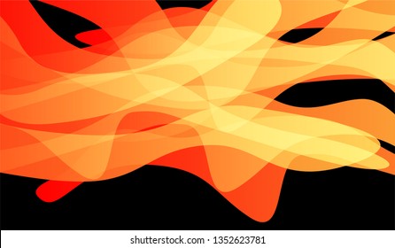 Tech Liquid Background. Colorful Neon Futuristic Design for Wallpaper, Banner, Placard. Gradient Shapes on Black Background.
