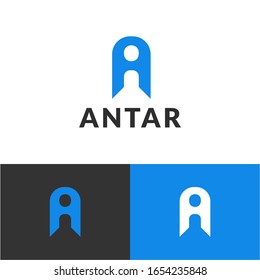 Tech logo design concept. Robot logomark illustration. Can representing fintech, rocket, people.