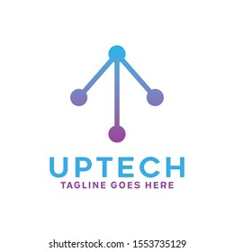 Up Tech Logo Design Inspiration For Business And Company