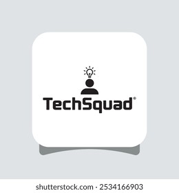 tech logo design template element