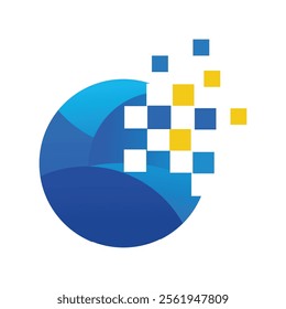 tech logo eps vector file