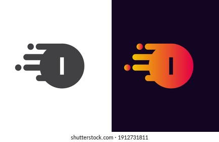 Tech logo with I letter , I Letter logo design. Technology logo design with  I letter minimal and modern concept vector