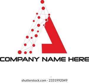 A tech logo, A technology logo, A logo design, A company logo design, A modern, A minimalistic design