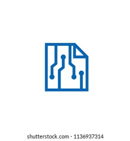 tech logo template