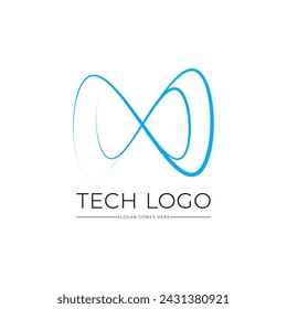 tech logo,Abstract linear logotype,Abstract logo. Minimalistic logo design,Vector graphic geometric tech symbol,Technology abstract logo.