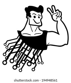 Tech man